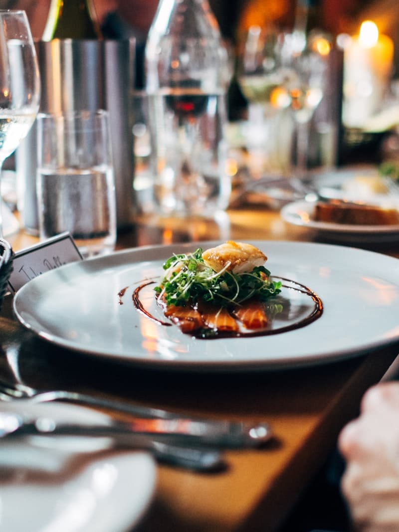 Warm dining atmosphere at Ember & Oak